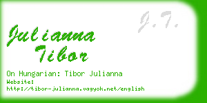 julianna tibor business card